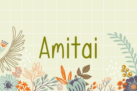 Amitai: A Handwritten Font for Editorial Design
