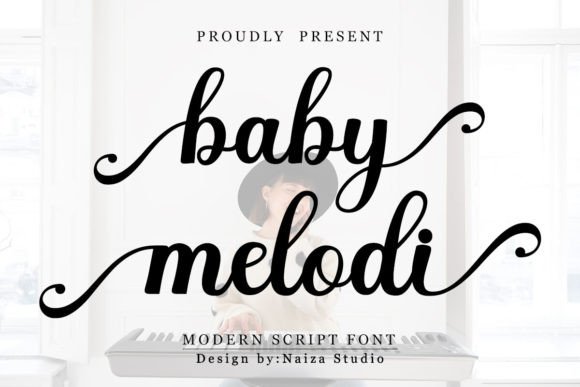 Baby Melodi: A Script Font for Handmade Crafters