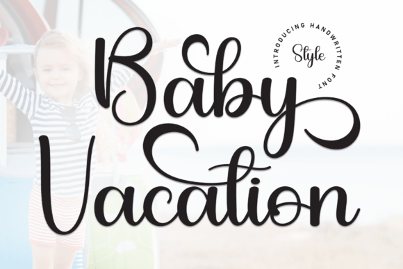Baby Vacation Font: A Playful Touch for Branding Projects