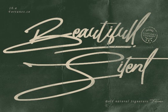 Beautifull Silent: The Script Font That Elevates Your Brand