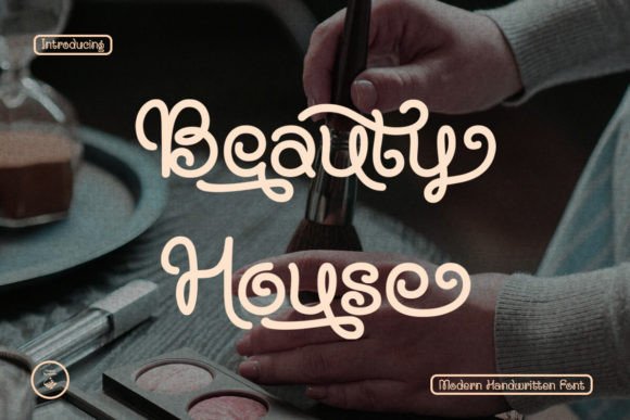 Beauty House: A Handwritten Font for Creative Crafters