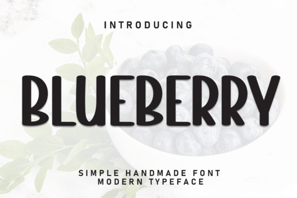 Bluberry: A Handwritten Font That Adds Charm to Every Project