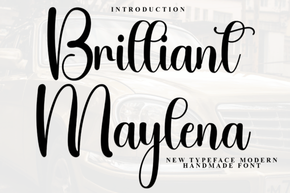 Brilliant Maylena: A Timeless Script Font for Digital Design