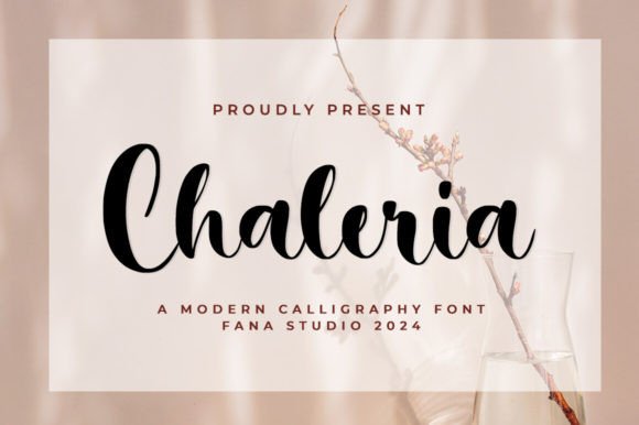 Chaleria: A Script Font for Editorial Elegance