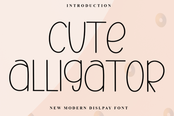 Cute Alligator: A Script Font for Modern Web Design