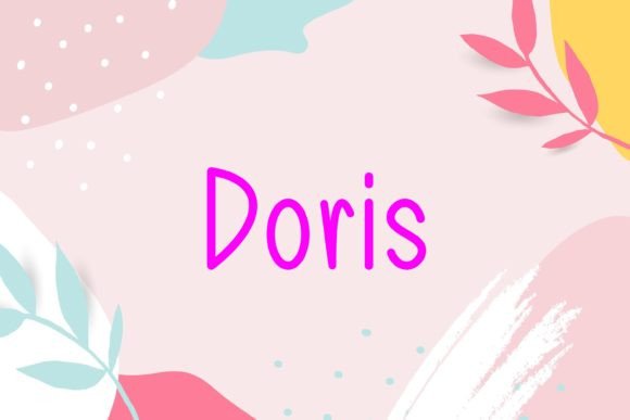 Doris: A Handwritten Font That Elevates Your Brand