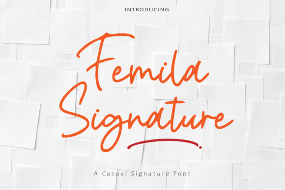 Femila Signature: The Font That Elevates Your Brand