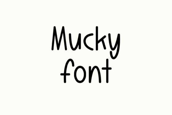 Font Choice That Speaks: Mucky for Editorial Design
