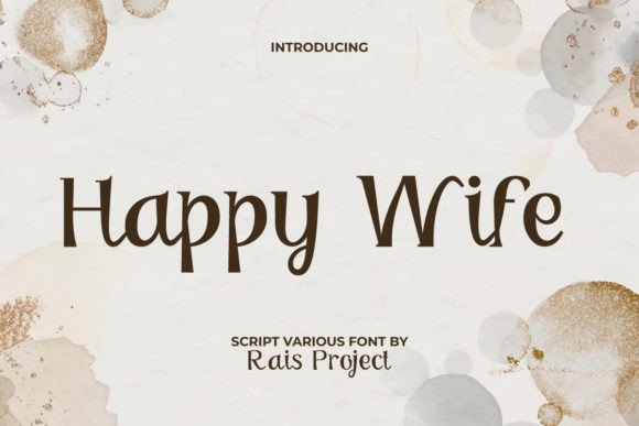 Happy Wife Font: A Script Font for Web Design and Brand Identity