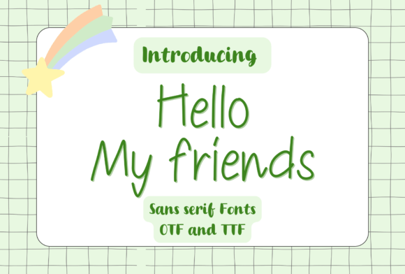 Hello My Friends: A Delightful Script Font for Editorial Design