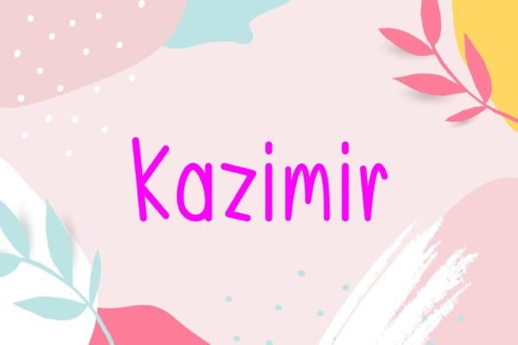 Kazimir: A Font That Speaks with Warmth and Character