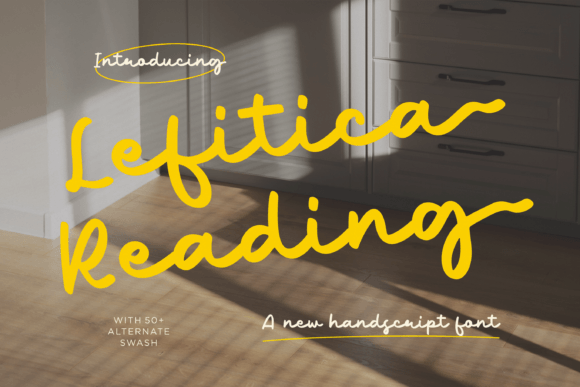 Lefitica Reading: A Script Font for Handmade Crafters