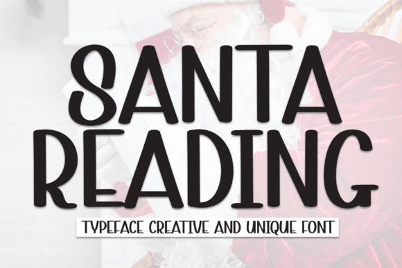 Santa Reading: A Handwritten Font for Editorial Warmth