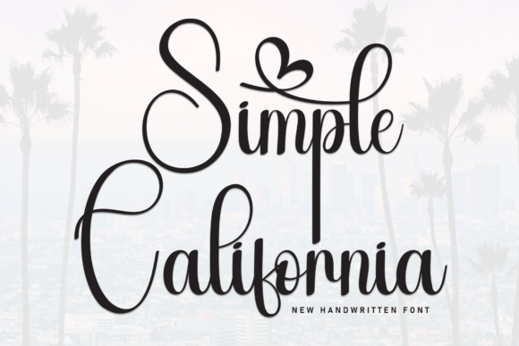 Simple California: A Handwritten Font for Web Design