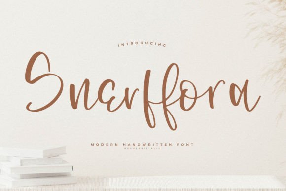 Snerffora: A Handwritten Font for Creative Crafters