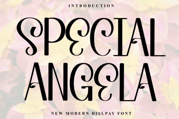 Special Angela: A Script Font with Elegant Flair