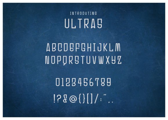 Ultras: A Font That Speaks with Warmth and Style