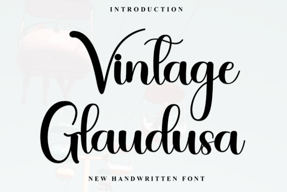 Vintage Glaudusa: A Timeless Script Font for Digital Branding