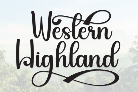 Western Highland: A Bold Script Font for Dynamic Digital Campaigns