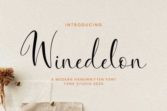 Winedelon Script: A Font That Elevates Your Brand